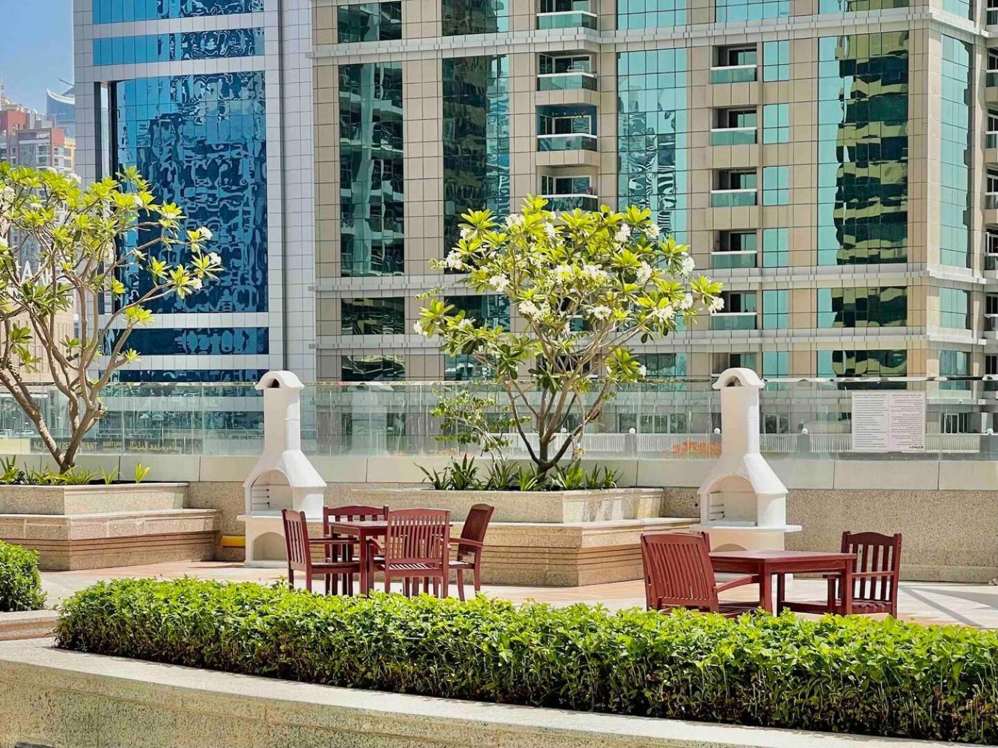 Next To Metro Unique 2bed Wlarge Balcony * Dubai