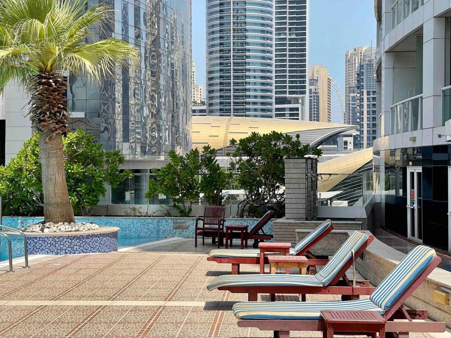 Next To Metro Unique 2bed Wlarge Balcony Dubai